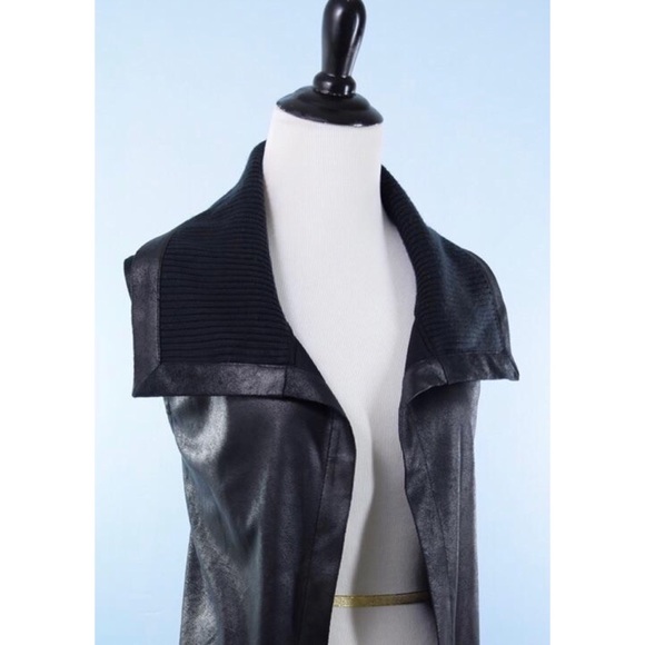 JOSEPH RIBKOFF faux leather jacket TAGS ATTACHED - Picture 5 of 7